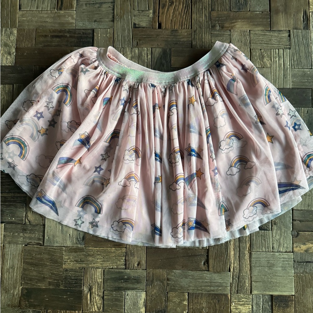Tucker + Tate Pink Rainbow Skirt